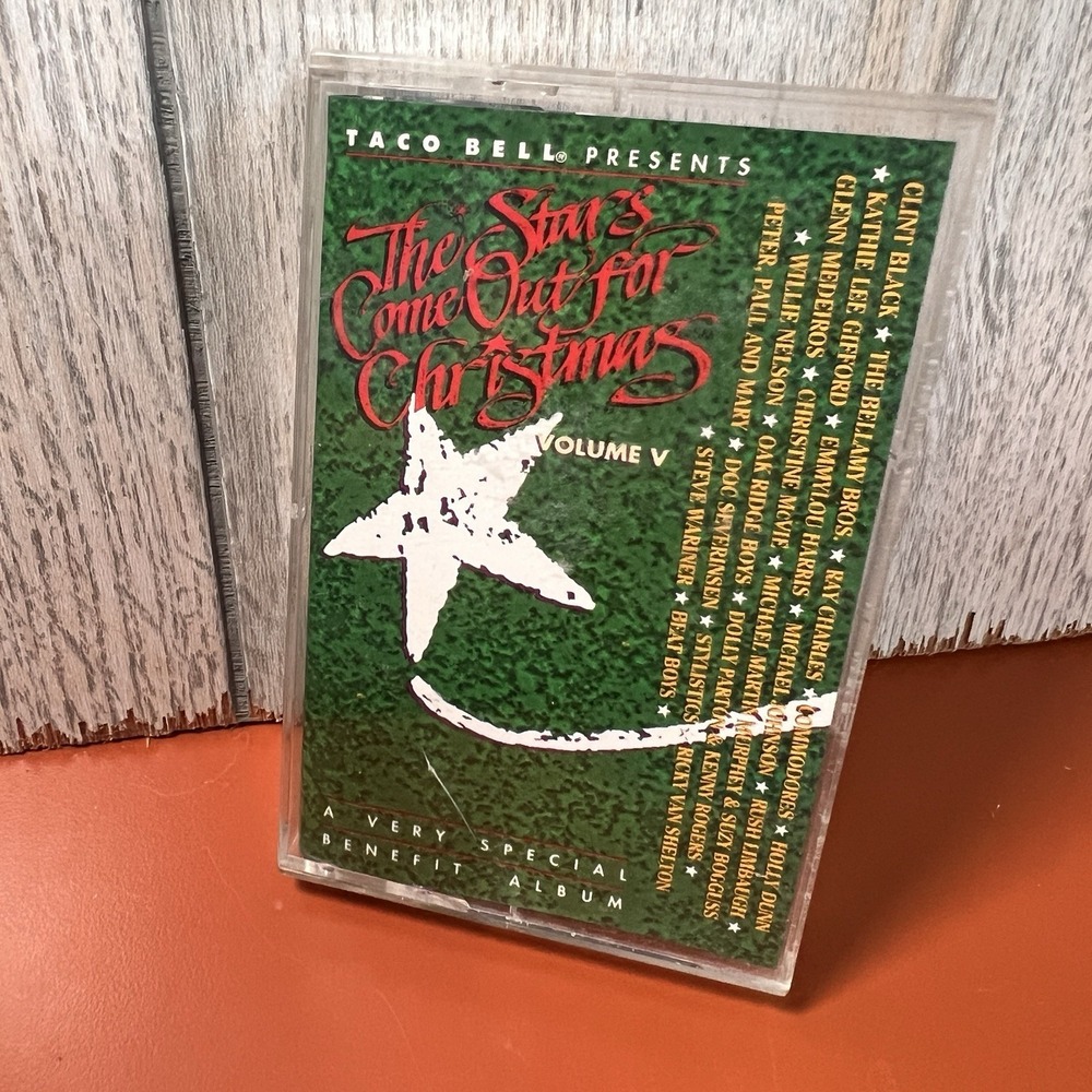 The Stars Come Out For Christmas Cassette Vol 5 Vaus Country Pop Taco Bell 1993